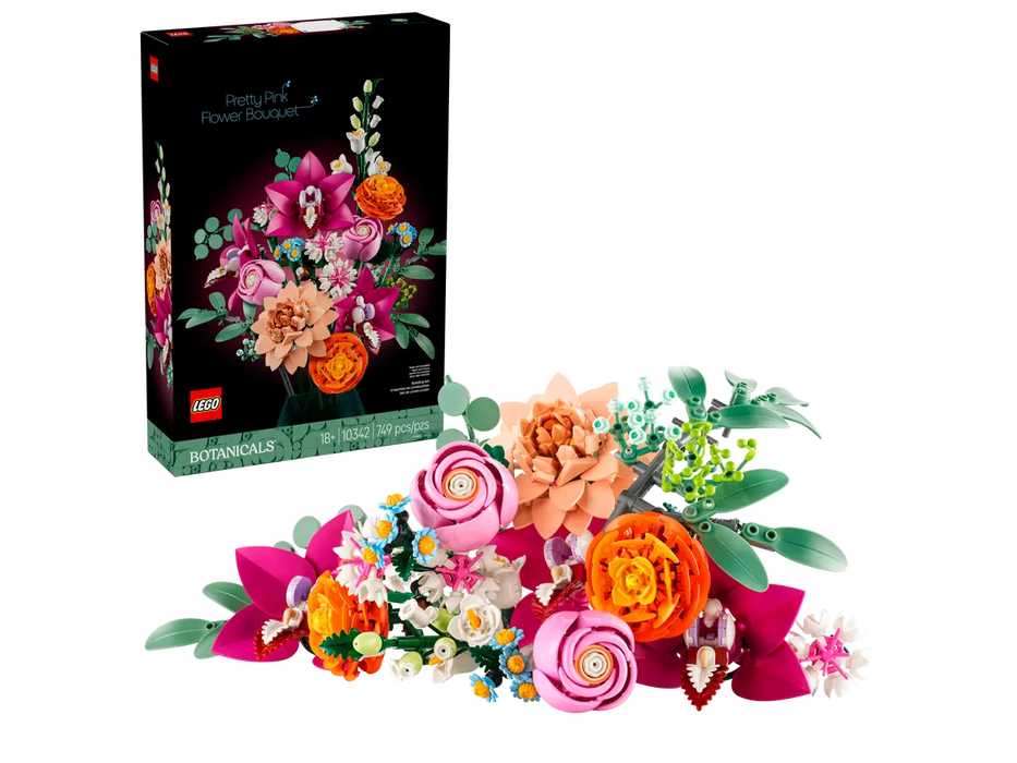 Lego Ramo de Flores Fantasía en Rosa (10342)