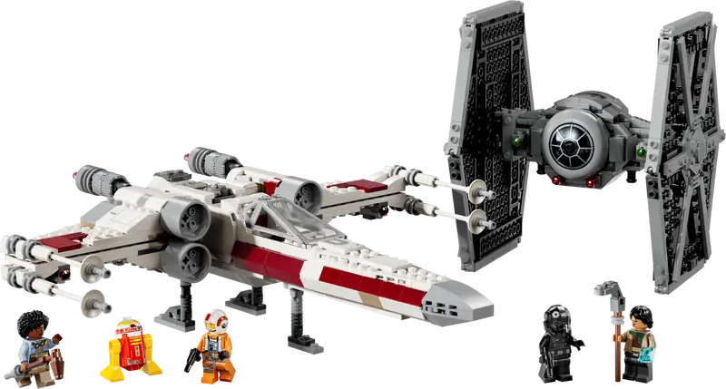 Lego Star Wars Caza TIE y Ala-X Fusionados (75393)