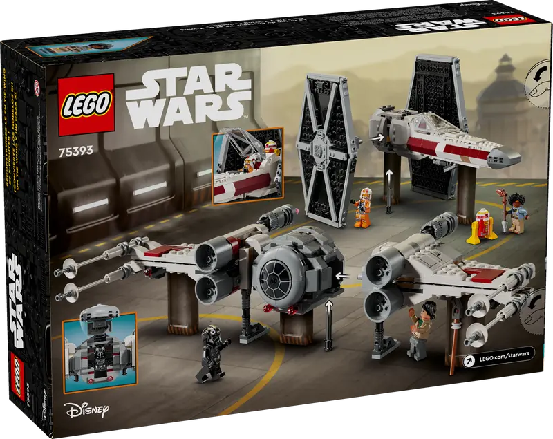 Lego Star Wars Caza TIE y Ala-X Fusionados (75393)