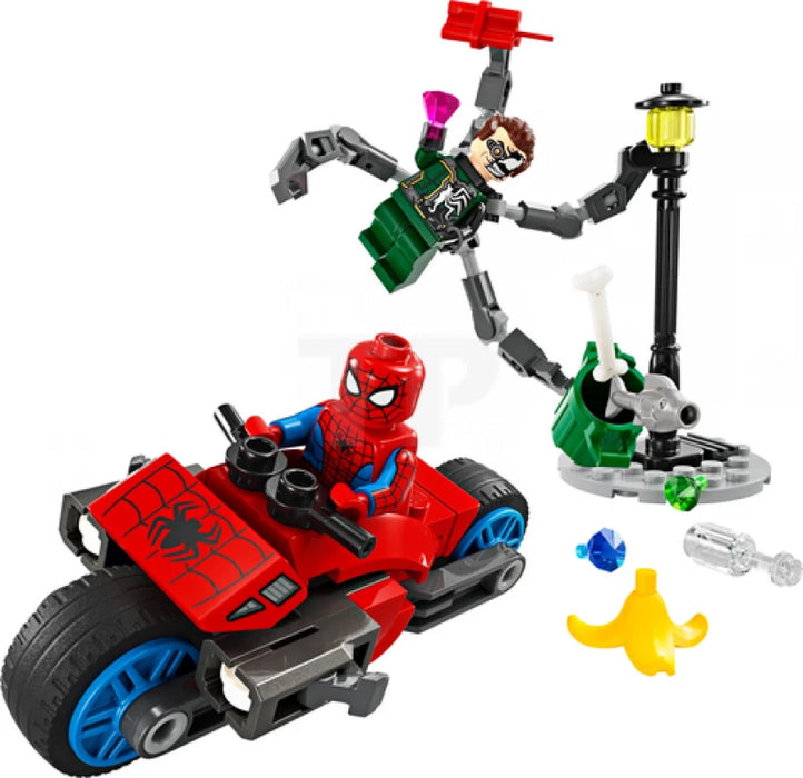 Lego Super Heroes Persecución en Moto Spider-Man vs. Doc Ock (76275)