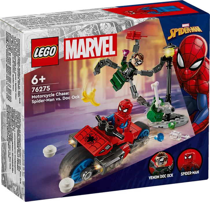 Lego Super Heroes Persecución en Moto Spider-Man vs. Doc Ock (76275)