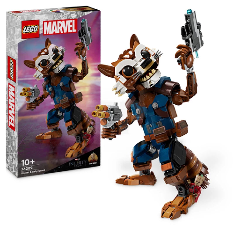 Lego Super Heroes Rocket y Bebé Groot (76282)