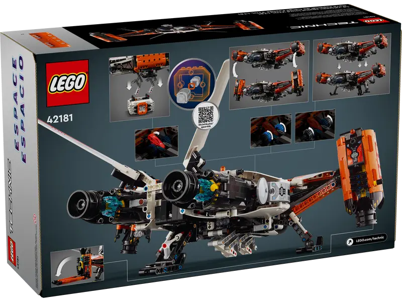 Lego Technic Nave Espacial De Carga Pesada Vtol Lt81 (42181)