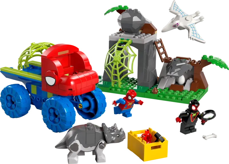 Lego Todoterreno Dinosaurio y Equipo Spidey al Rescate (11199)