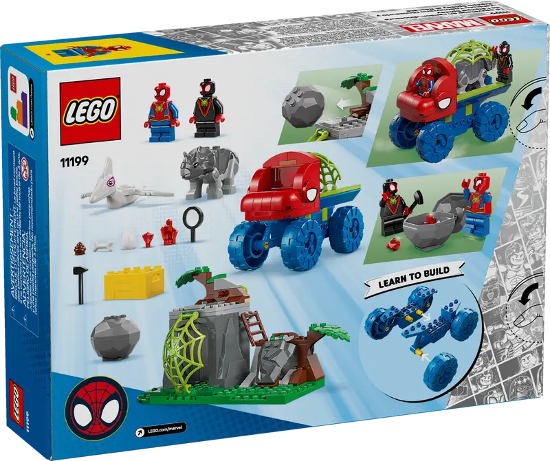 Lego Todoterreno Dinosaurio y Equipo Spidey al Rescate (11199)