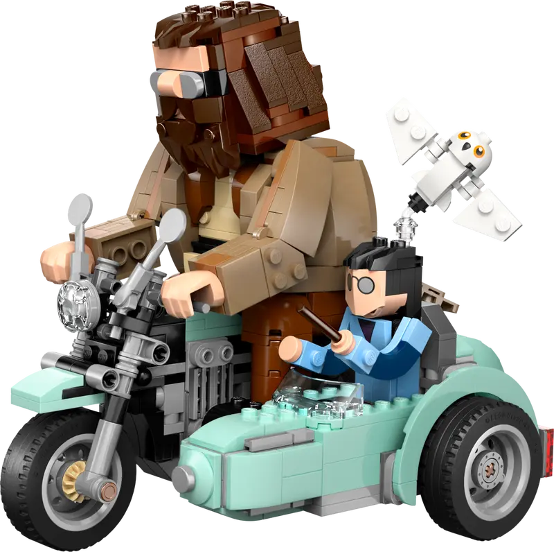 LEGO 76443 Moto de Hagrid y Harry Potter - Viaje Mágico Volador