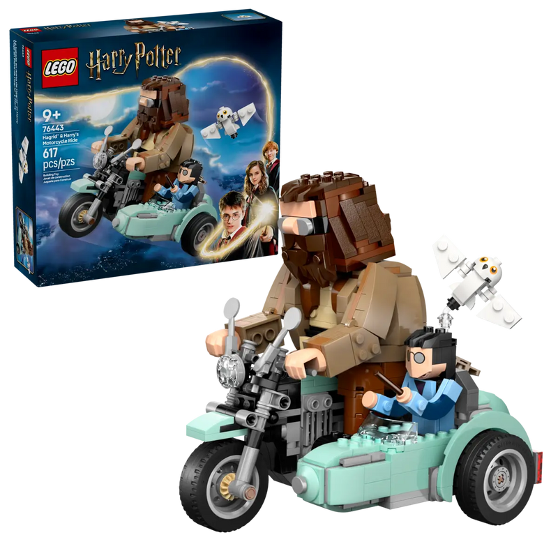 LEGO 76443 Moto de Hagrid y Harry Potter - Viaje Mágico Volador