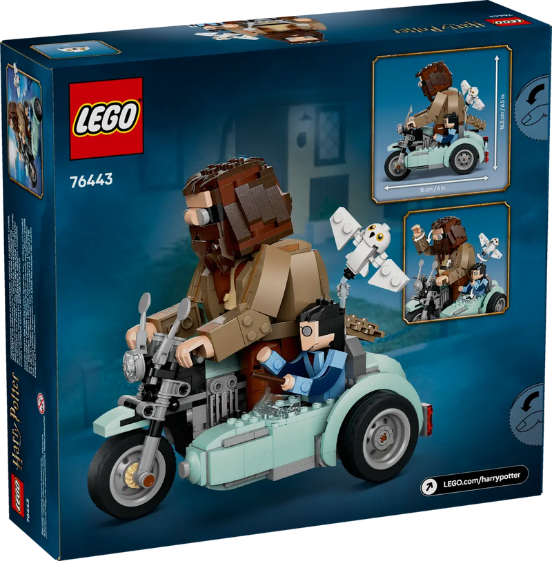 LEGO 76443 Moto de Hagrid y Harry Potter - Viaje Mágico Volador