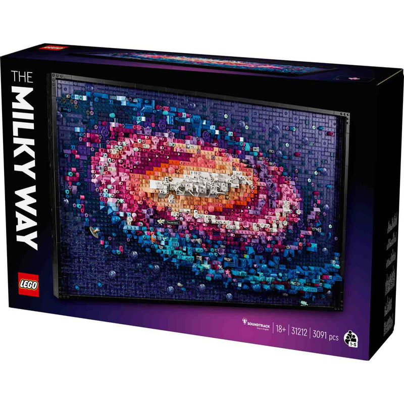 LEGO 31212 Galaxia Vía Láctea - LEGO Art Modelo Cósmico para Adultos