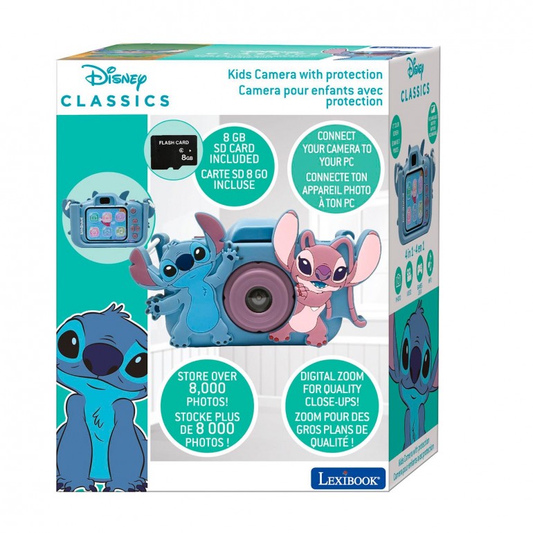 Lexibook Camara Infantil con Protección de Stitch (LE-DJ078D)