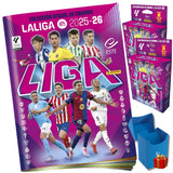 Pack Álbum + 16 Sobres + Deckbox Panini Liga Este 2025/26