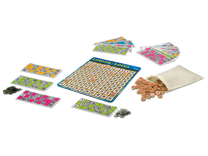 Cayro Lotería Metal Box 100% Madera FSC - Juego Tradicional CAYRO-757