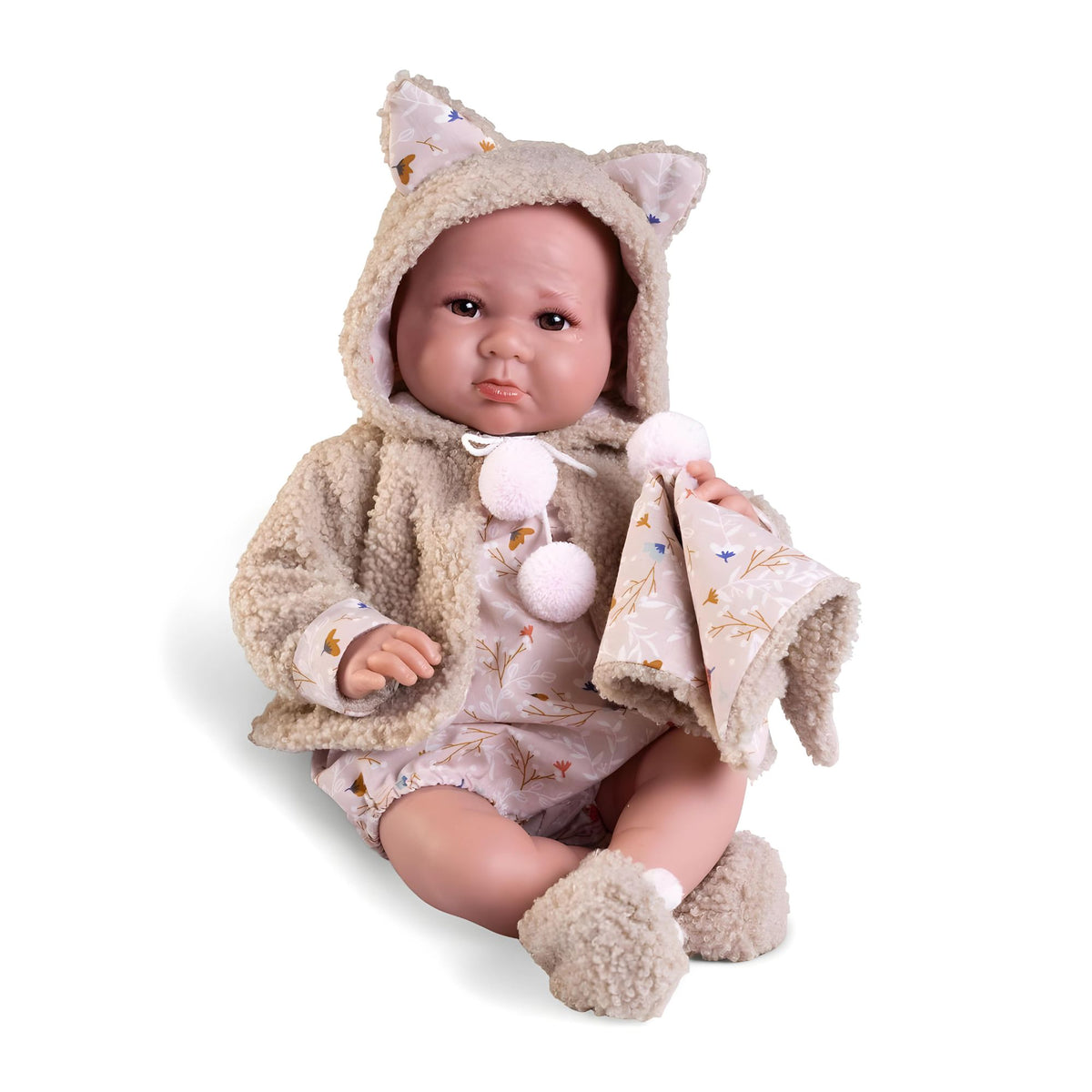 Muñecas Antonio Juan Recién Nacido Luca con chaqueta borreguillo (33362)