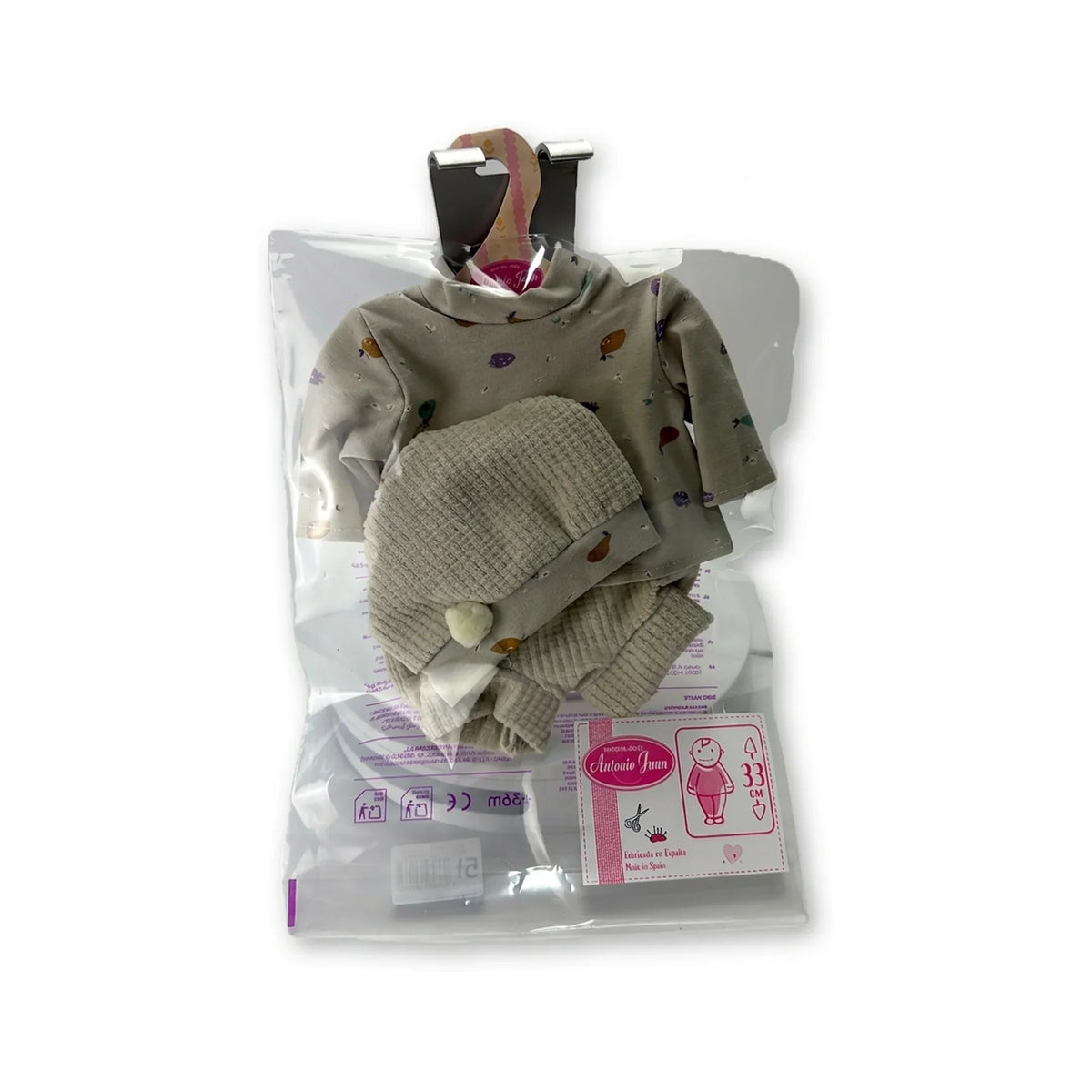 Camiseta estampada y conjunto beige 33cm Antonio Juan · 91033-51 ...