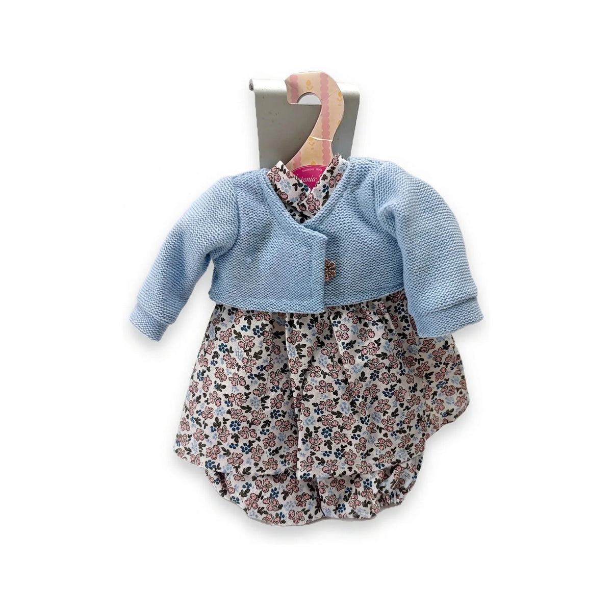 Vestido flores con chaqueta azul 33cm Antonio Juan · 91033-56 | Híper Ocio