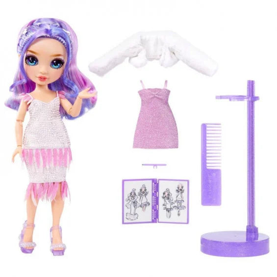 MGA Rainbow High Fantastic Fashion Doll Violet (587385)
