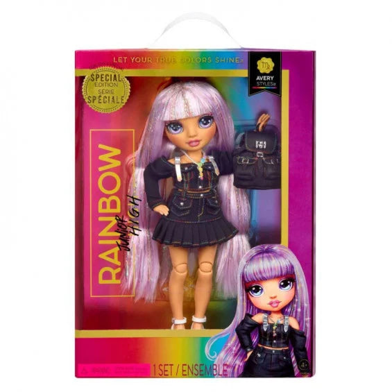 MGA Rainbow High Junior High Special Edition Avery Styles Doll (Rainbow) (590798)