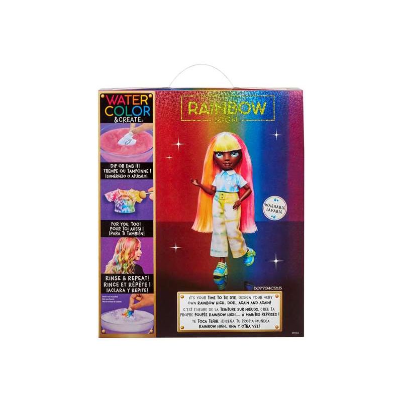 MGA Rainbow High  Watercolor & Create Ojos Verdes 22 Cm Con Accesorios (507734)