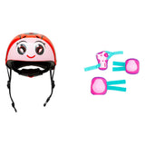 Pack Casco Infantil Moltó Mariquita + Set de Protecciones Rosa