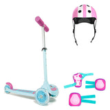 Pack Patinete Moltó Maxi Scooter Rosa + Casco + Protecciones