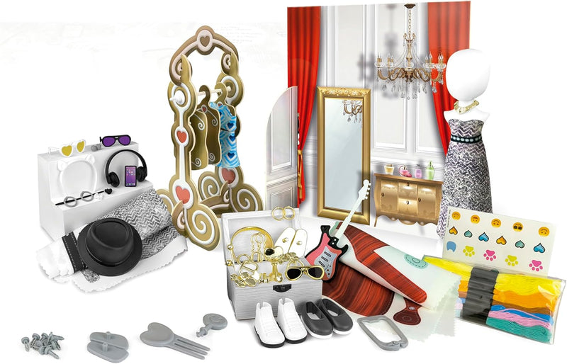 MY MODEL.DOLL GALA NOCHE - Muñeca articulada con vestido de noche sofisticado, detalles brillantes y ropa intercambiable de la colección Educa
