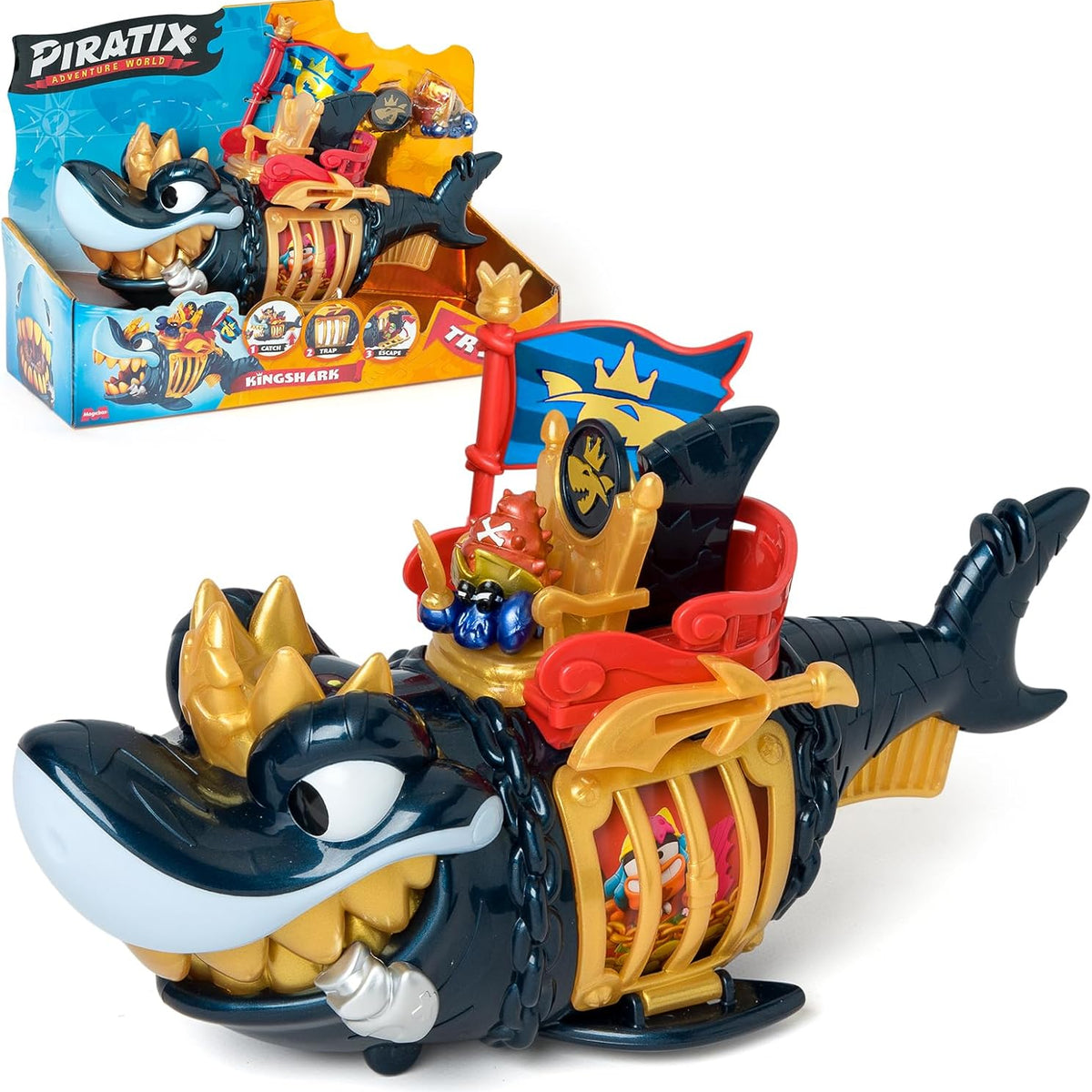Magic Box Piratix King Shark Golden Teeth — Híper Ocio