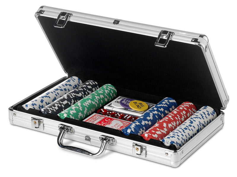 Cayro Maletín de Póker con 300 Fichas Profesionales de 11,5 g (DR-300)