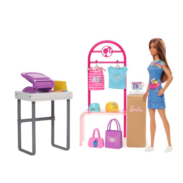 Mattel Barbie Boutique Diseña y Vende (HKT78)