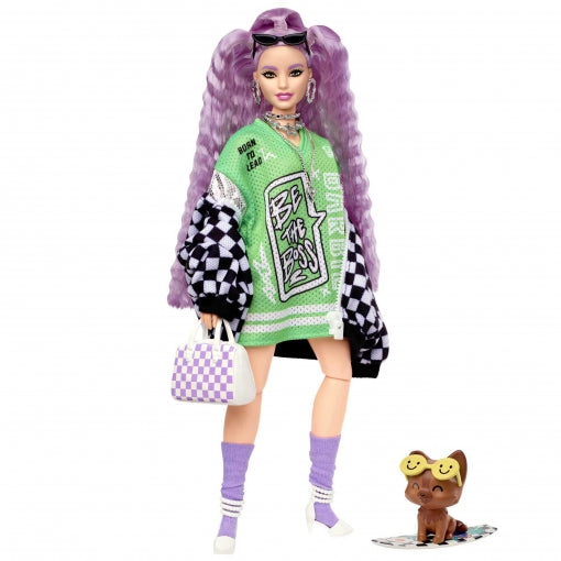 Mattel Barbie Muñeca Extra Chaqueta de Carreras (HHN10)
