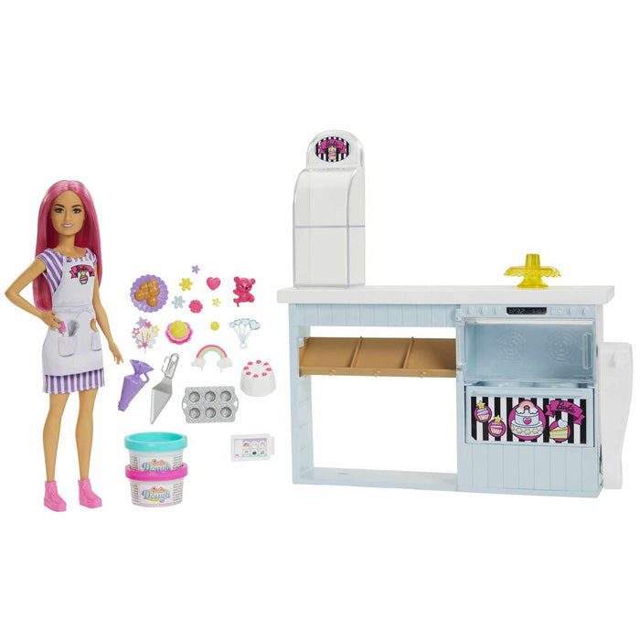 Mattel Barbie and her Pastry Shop Doll and Accessories (HGB73)