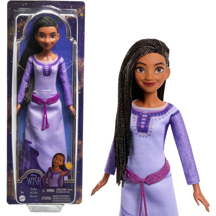 Mattel Disney Wish El Poder De Los Deseos, Muñeca Asha (HPX23)