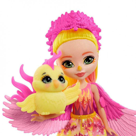 Mattel Enchantimals Royal Falon Fénix Y Mascota Sunrise (GYJ04)