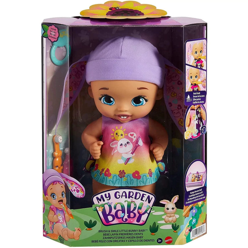 Mattel My Garden Baby Conejito Cepilla y Sonrie  (HGC12)