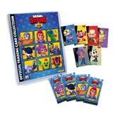 Megapack de lanzamiento Panini Brawl Stars con archivador de 26 páginas, 4 sobres de cartas coleccionables y 9 cartas exclusivas edición limitada de los 84 luchadores del juego
