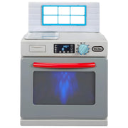 Mi Primer Lavavajillas Little Tikes de MGA con puerta transparente, luces y sonidos realistas, incluye accesorios de cocina como platos, tazas y sartenes para juego imaginativo
