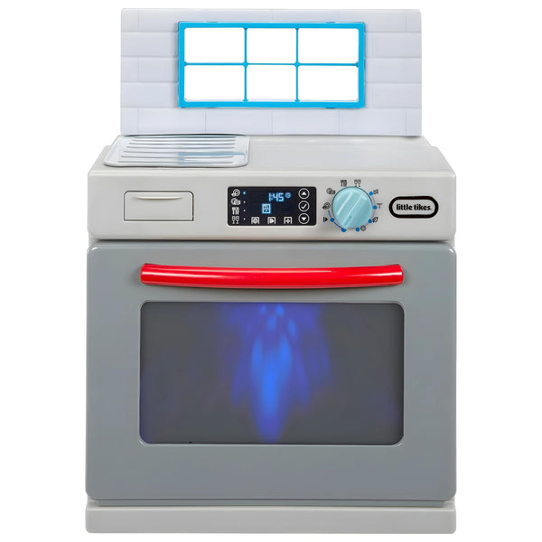 Mi Primer Lavavajillas Little Tikes de MGA con puerta transparente, luces y sonidos realistas, incluye accesorios de cocina como platos, tazas y sartenes para juego imaginativo
