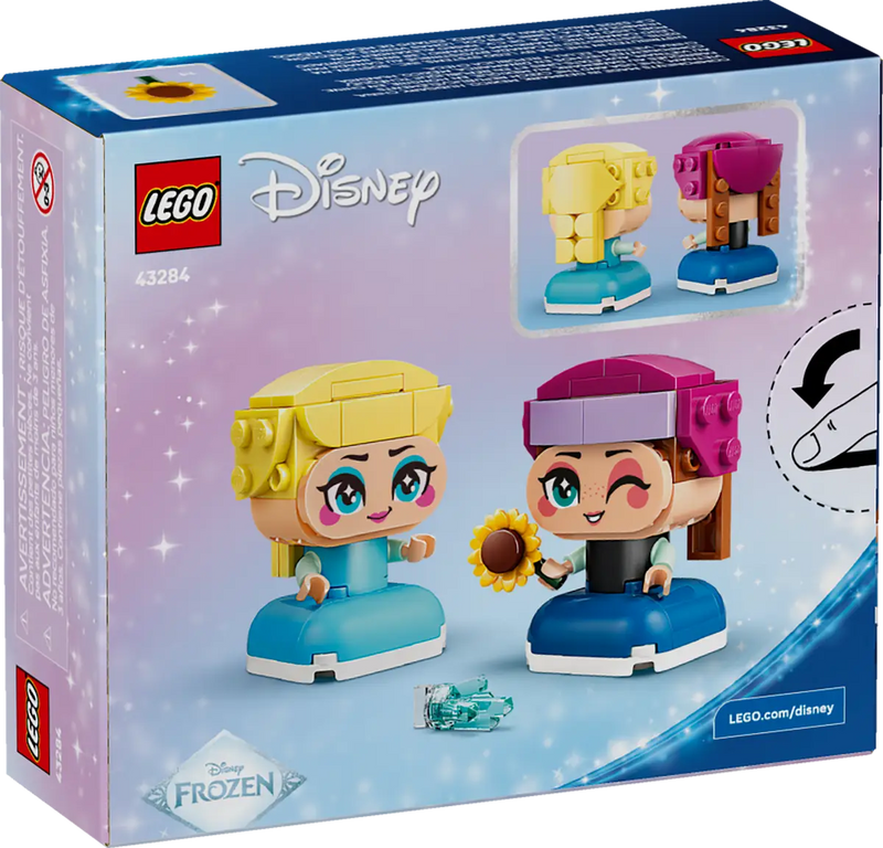 Mini Anna y Elsa LEGO Disney Frozen - Caja del producto ref. 43284