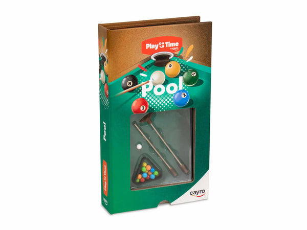 Mini juego Play Time Pool Cayro 5403 caja retro VHS billar
