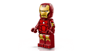Minifigura LEGO Marvel 76344 Iron Man Mark 3 traje rojo dorado detallado con reactor ARC pecho
