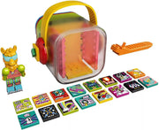 Minifigura de llama DJ con su beatbox

