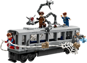 Minifiguras LEGO Marvel 76321: Spider-Man con cabezas intercambiables, Doc Ock con tentáculos articulados, J. Jonah Jameson y Tía May
