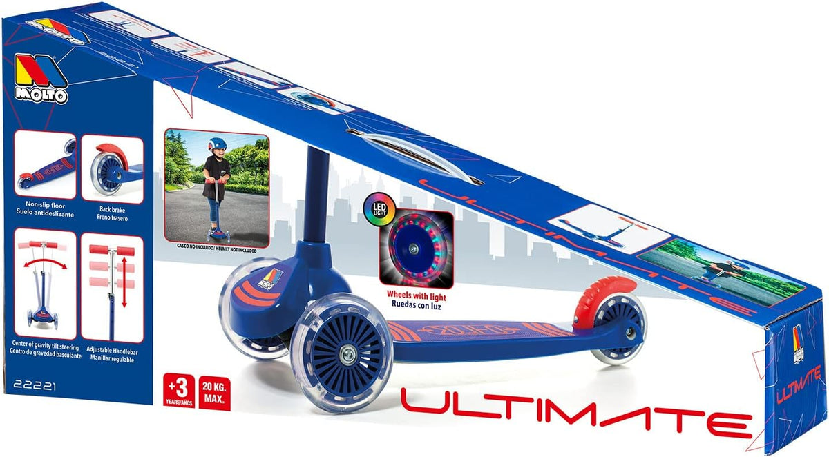 Moltó Maxi Scooter con Luces LED Azul (24221)