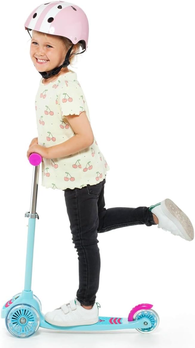 Patinete Moltó Maxi Scooter con Luces LED Rosa - Diversión Luminosa y Segura (24222)