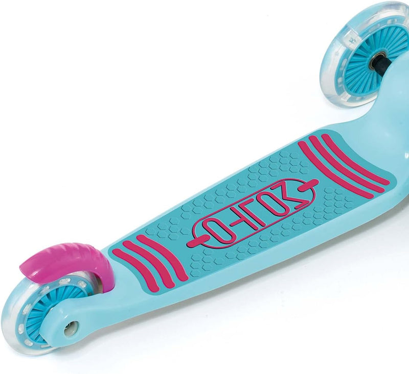 Patinete Moltó Maxi Scooter con Luces LED Rosa - Diversión Luminosa y Segura (24222)