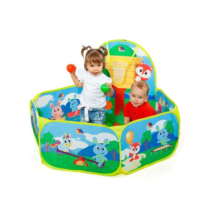 Moltó Parque Bolas Canasta y 25 Pelotas Incluidas (23733)