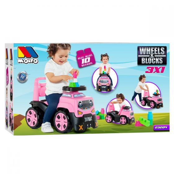 Moltó Pasea en mi SUV con 10 Bloques Rosa (23204)