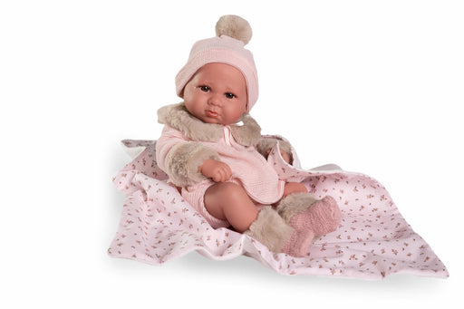 Muñeca Luca mantita rosa Antonio Juan
