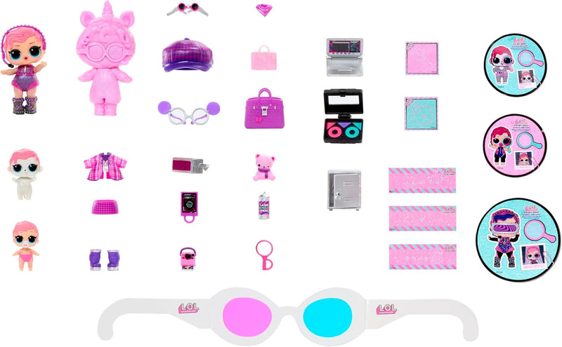 Muñecas L.O.L. Surprise Eye Spy con accesorios de espionaje, outfits brillantes y efectos especiales incluidos
