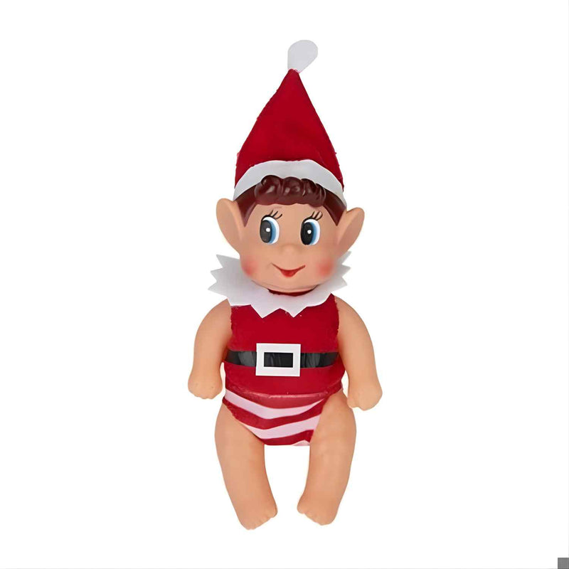 Muñeco elfo travieso Elves Behavin Badly en tamaño 13 cm ideal para crear escenas navideñas divertidas en casa
