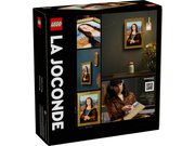 Muestra de las opciones de personalización de los ojos en LEGO Art La Mona Lisa.
